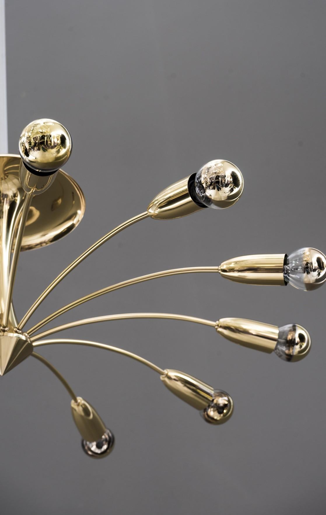 Lacquered Rupert Nikoll Flushmount, 1960s For Sale