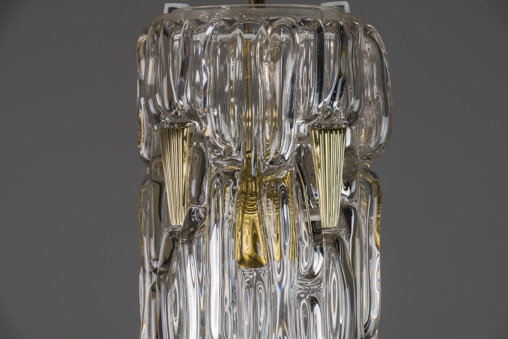 Glass Rupert Nikoll Pendant, circa 1950s For Sale