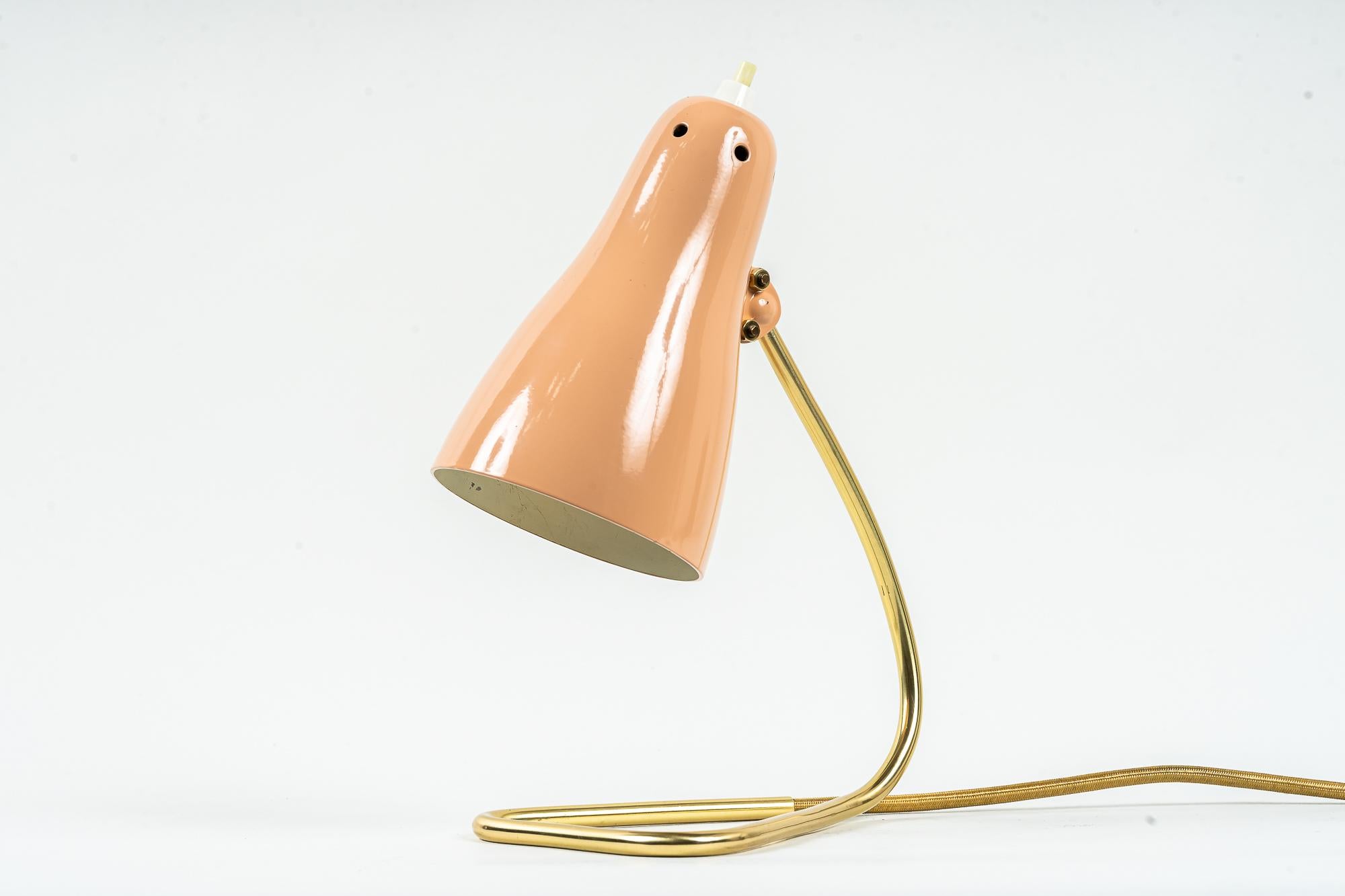 Lacquered Rupert Nikoll Table Lamp Around 1950s For Sale
