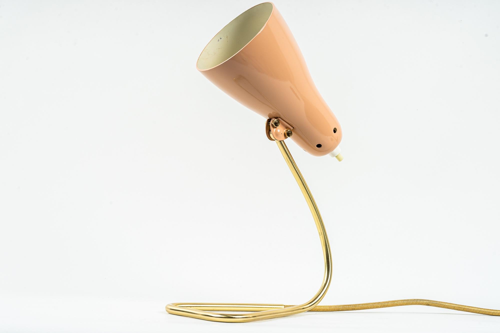 Brass Rupert Nikoll Table Lamp Around 1950s For Sale