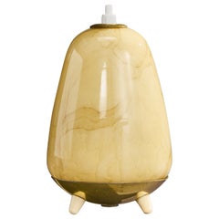 Rupert Nikoll, Table Lamp, Brass, Glass, Austria, 1950s