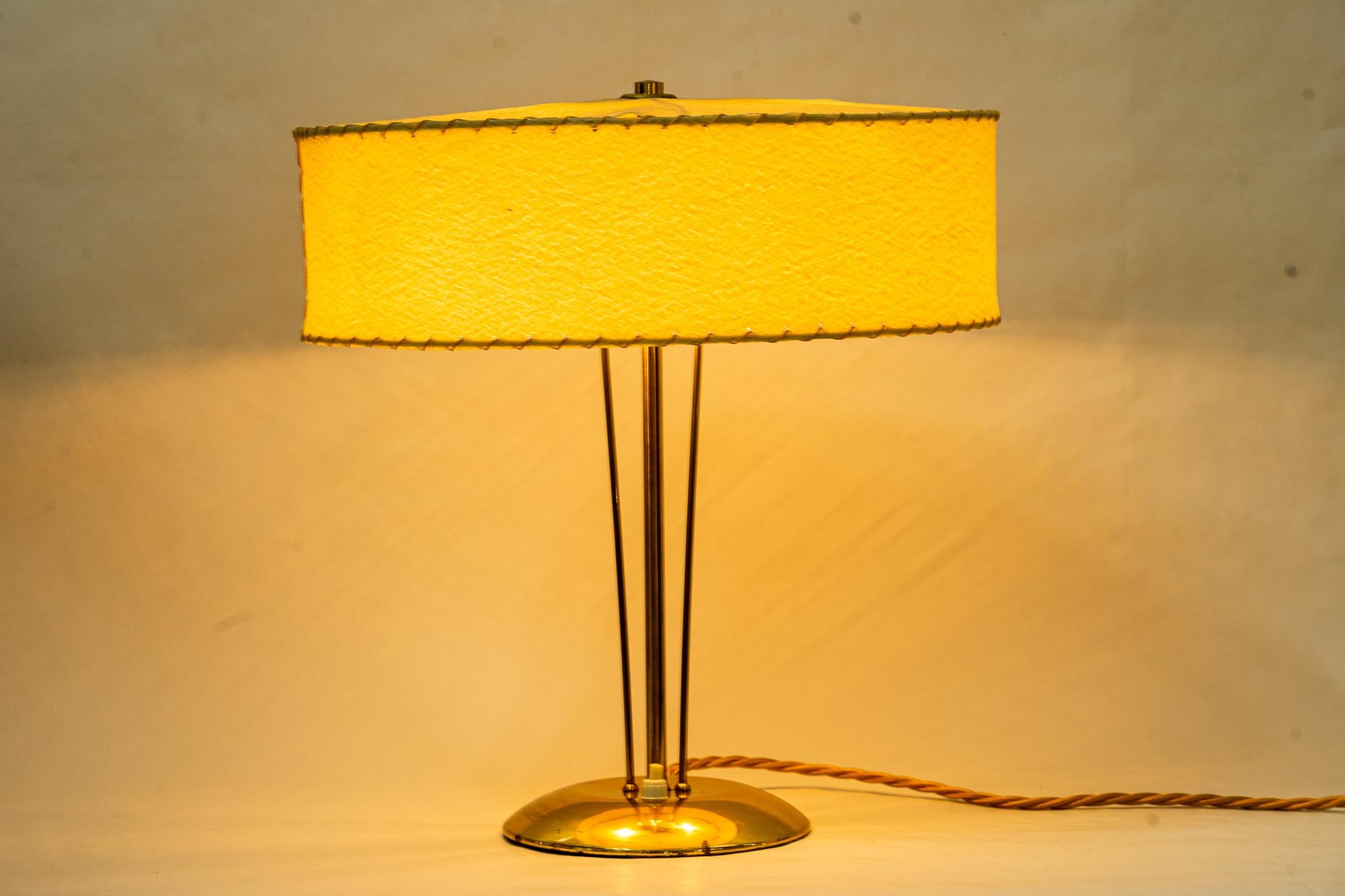 Rupert Nikoll table lamp vienna around 1950s For Sale 4