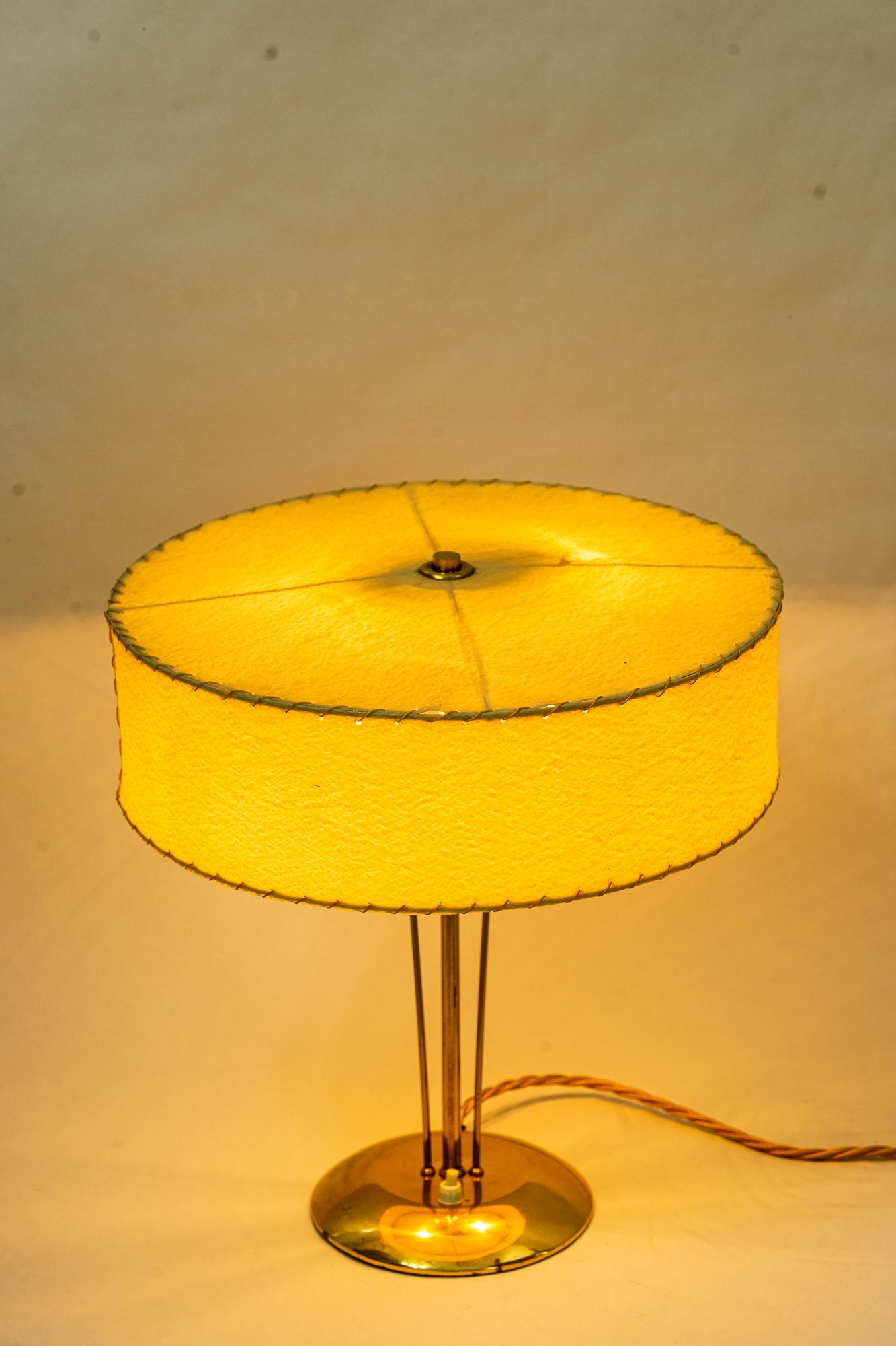 Rupert Nikoll table lamp vienna around 1950s For Sale 5