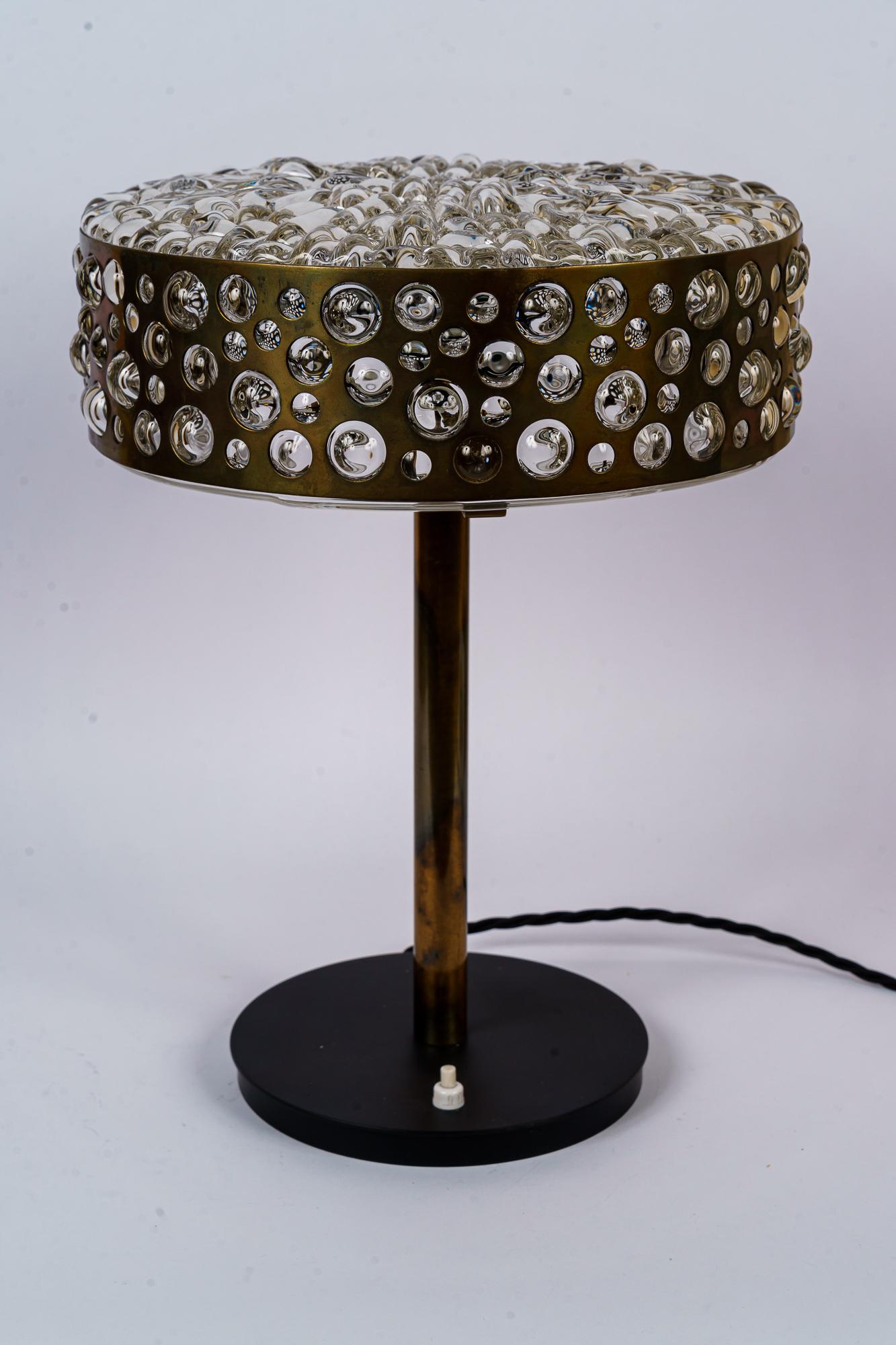 Mid-20th Century Rupert Nikoll Table Lamp Vienna Around 1950s For Sale
