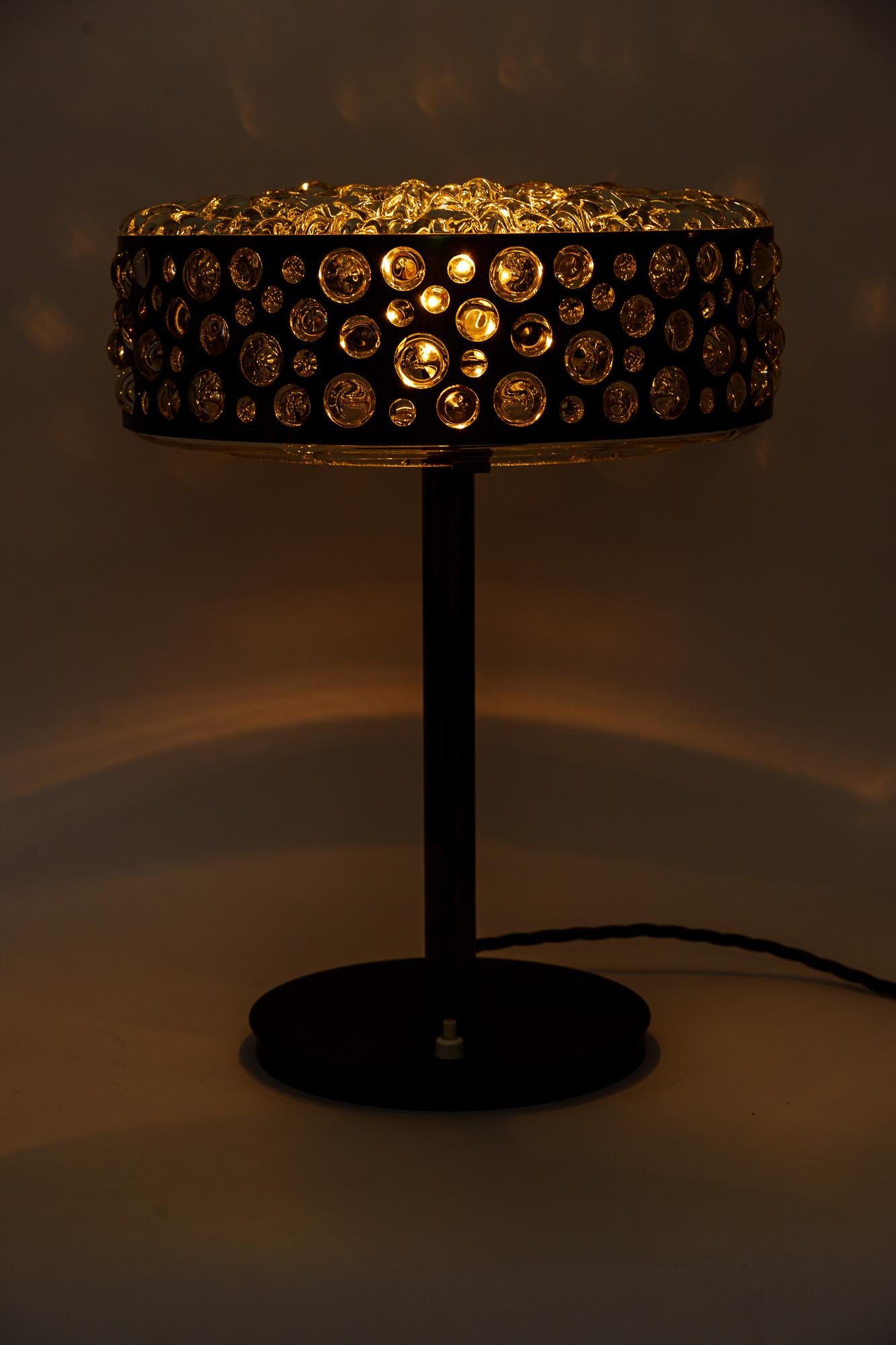 Brass Rupert Nikoll Table Lamp Vienna Around 1950s For Sale