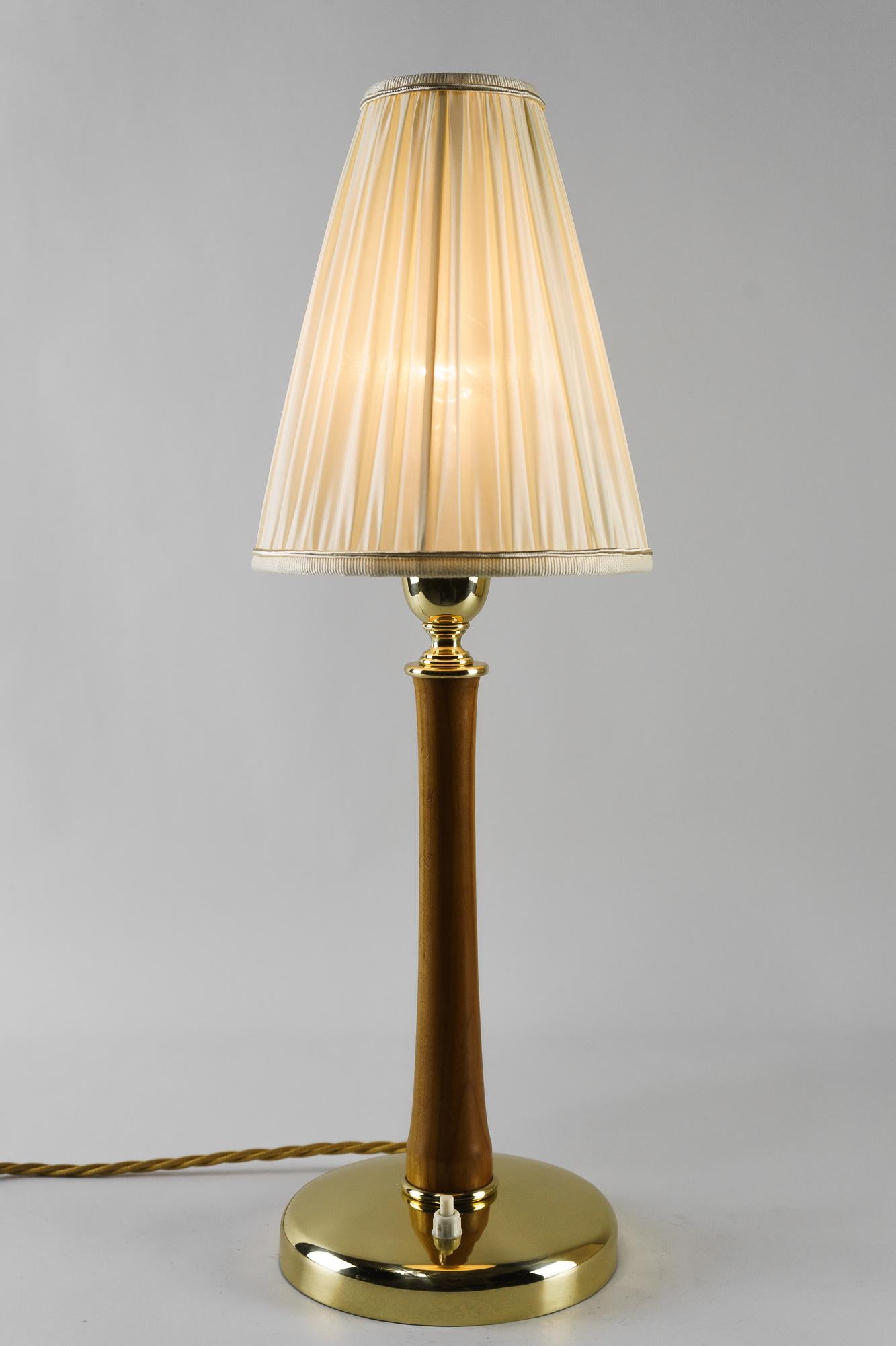Brass Rupert Nikoll Table Lamp, Vienna, circa 1950s For Sale