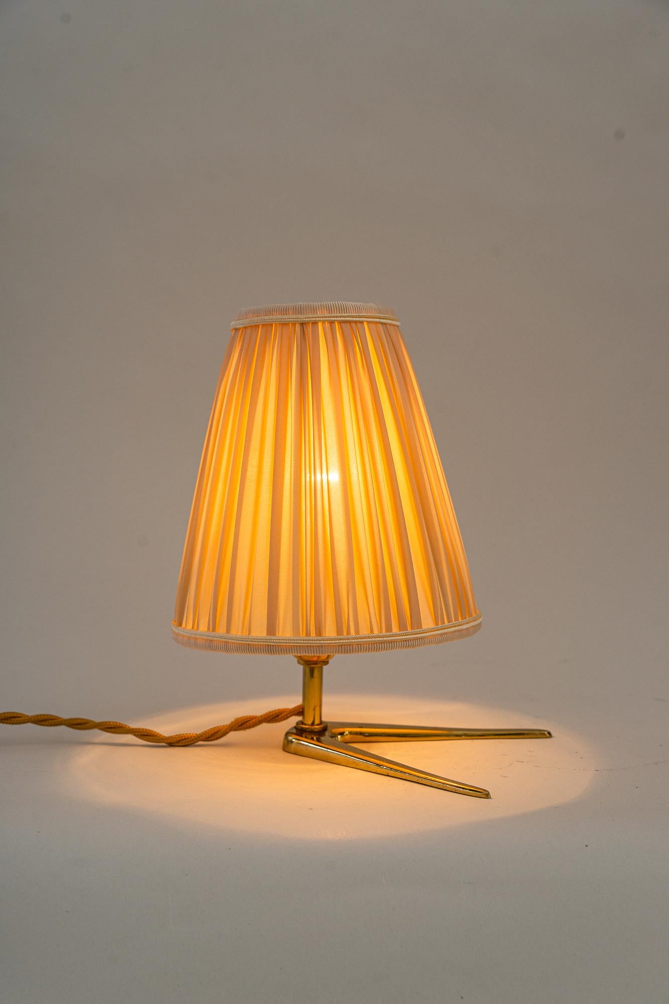 Brass Rupert Nikoll Table Lamp Vienna Around 1950s