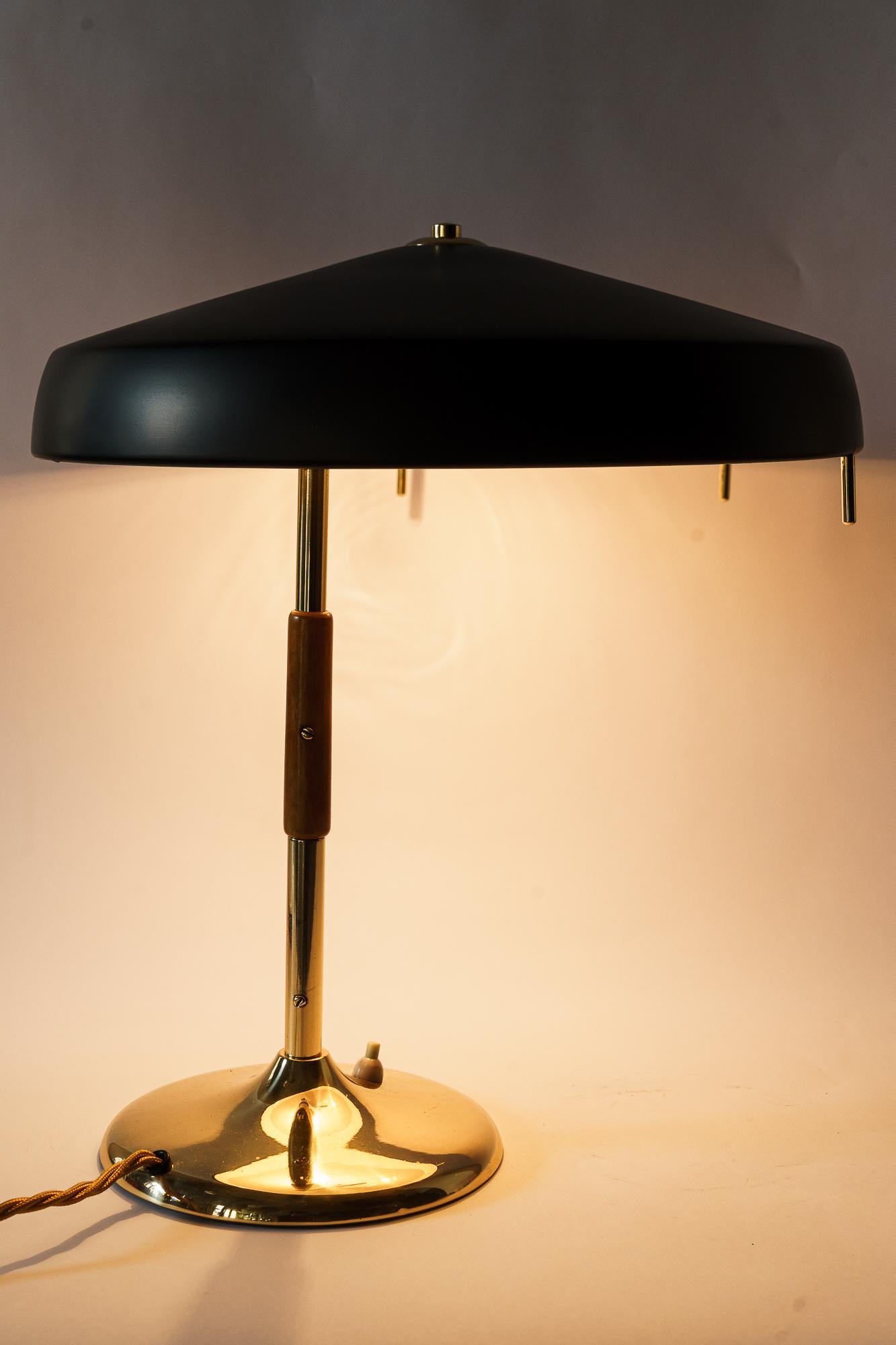 Rupert Nikoll Table Lamp Vienna Around, 1960s For Sale 3