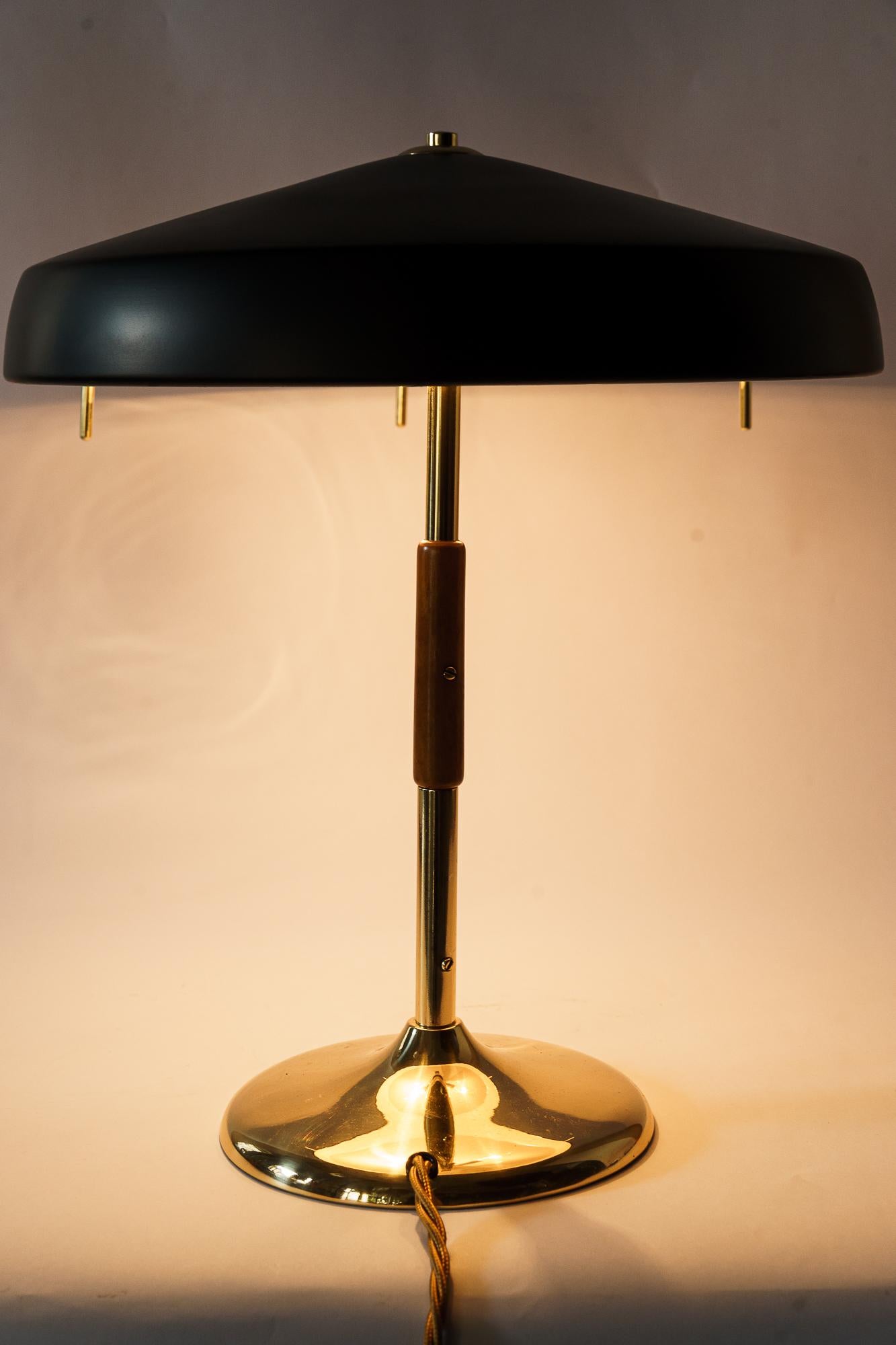 Rupert Nikoll Table Lamp Vienna Around, 1960s For Sale 4