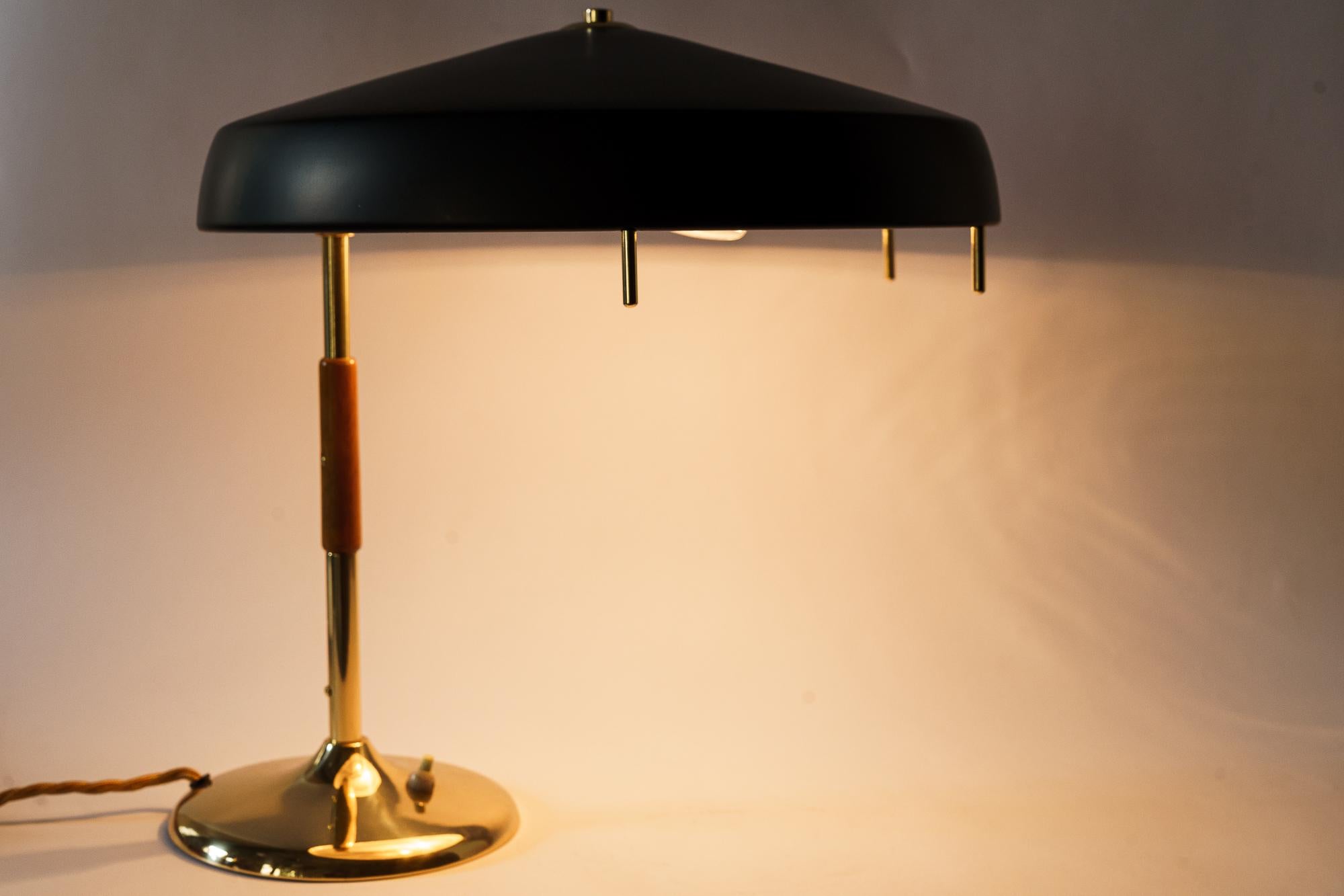 Rupert Nikoll Table Lamp Vienna Around, 1960s For Sale 1