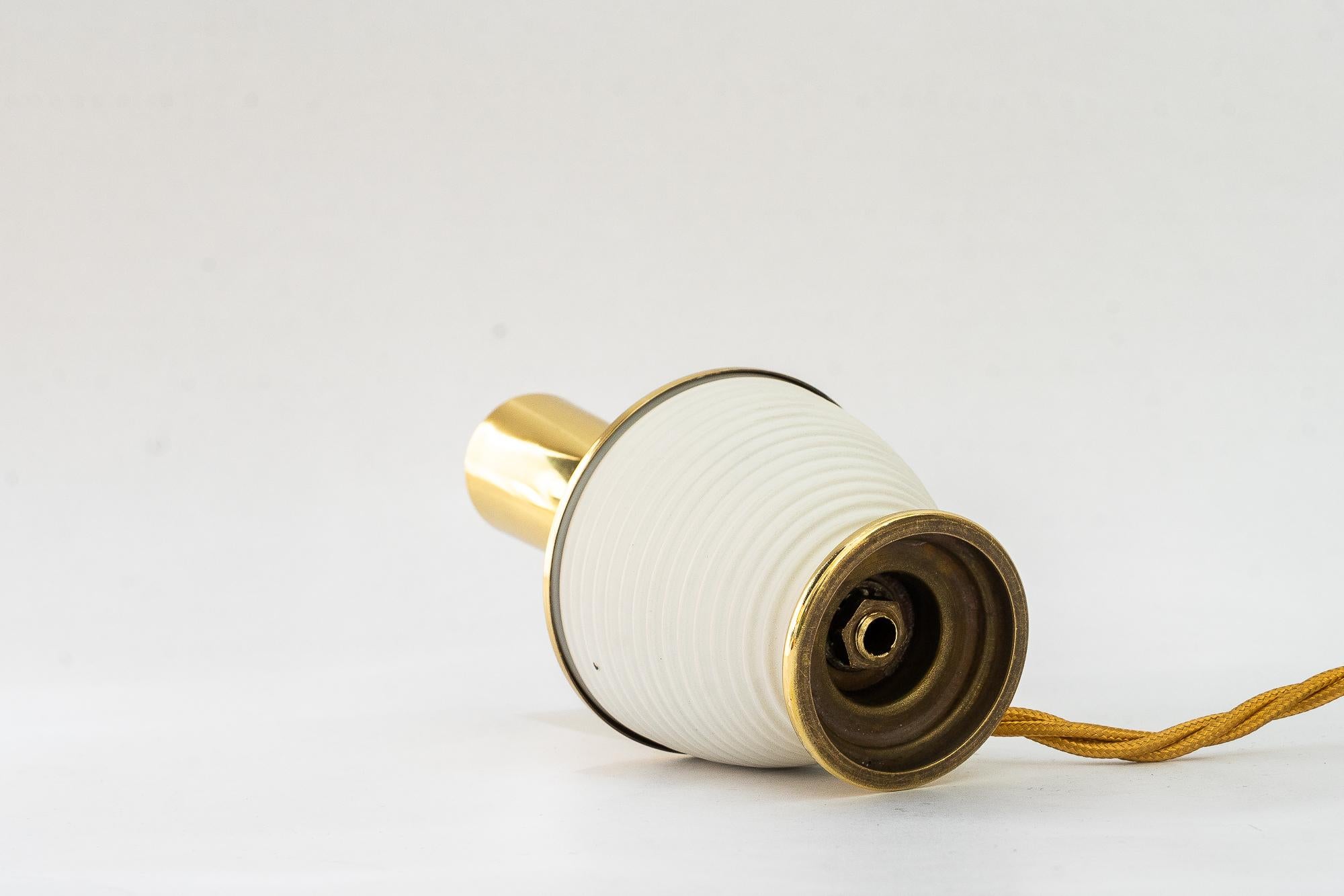 Lampe de table Rupert Nikoll avec abat-jour en tissu vienne vers 1950 en vente 5