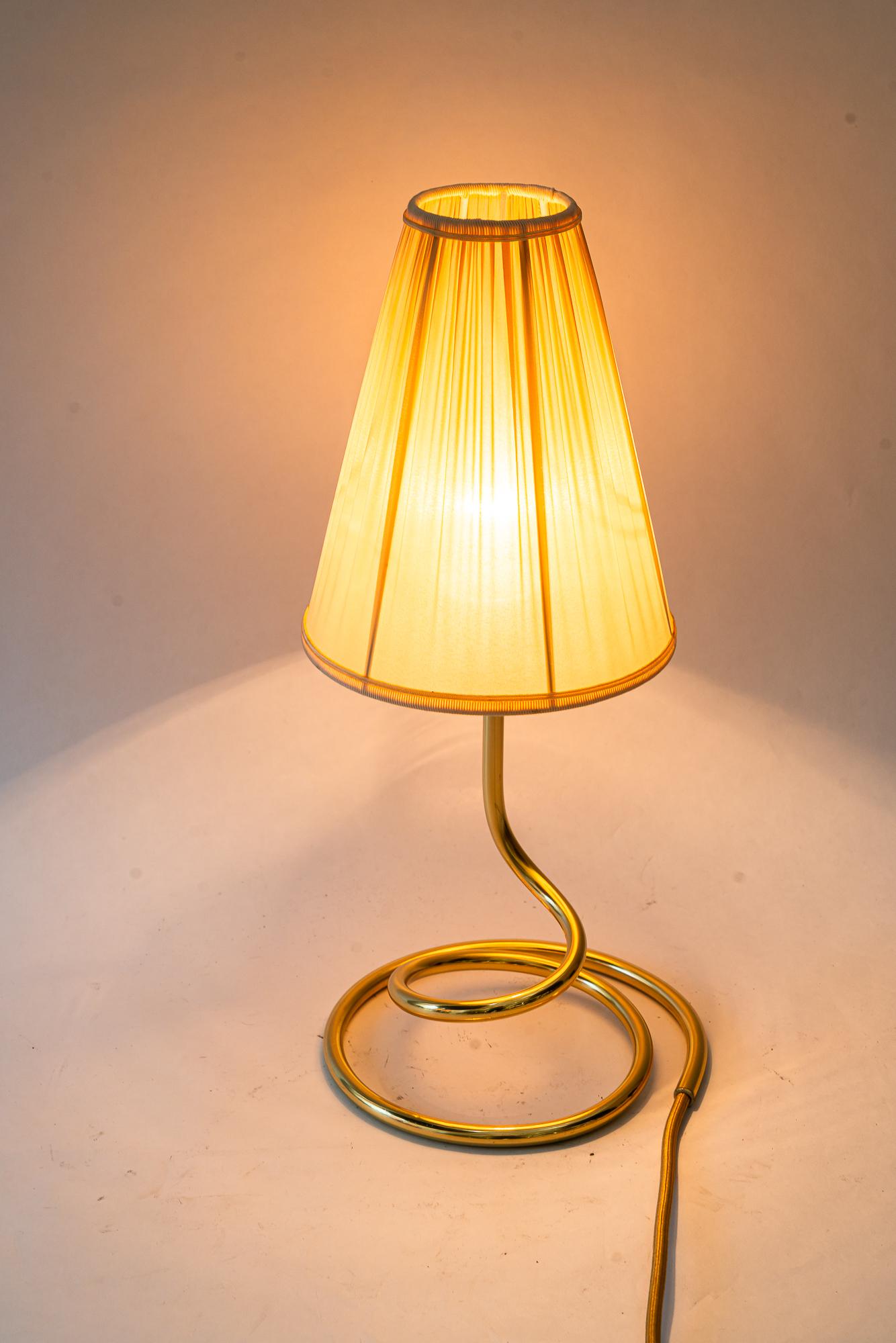 Rupert Nikoll Table lamp with fabric shade vienna around 1950s en vente 5
