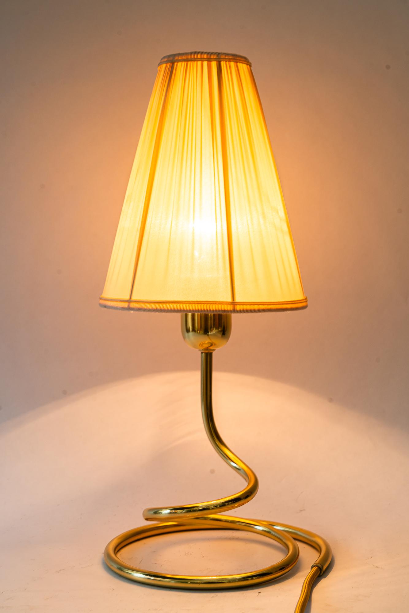 Rupert Nikoll Table lamp with fabric shade vienna around 1950s en vente 6