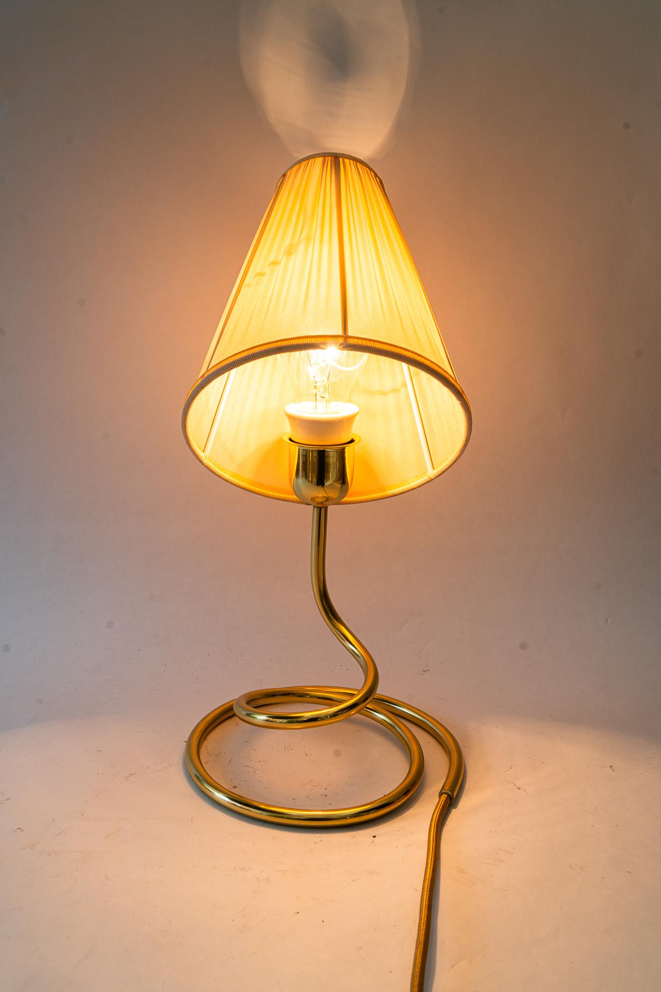 Rupert Nikoll Table lamp with fabric shade vienna around 1950s en vente 8
