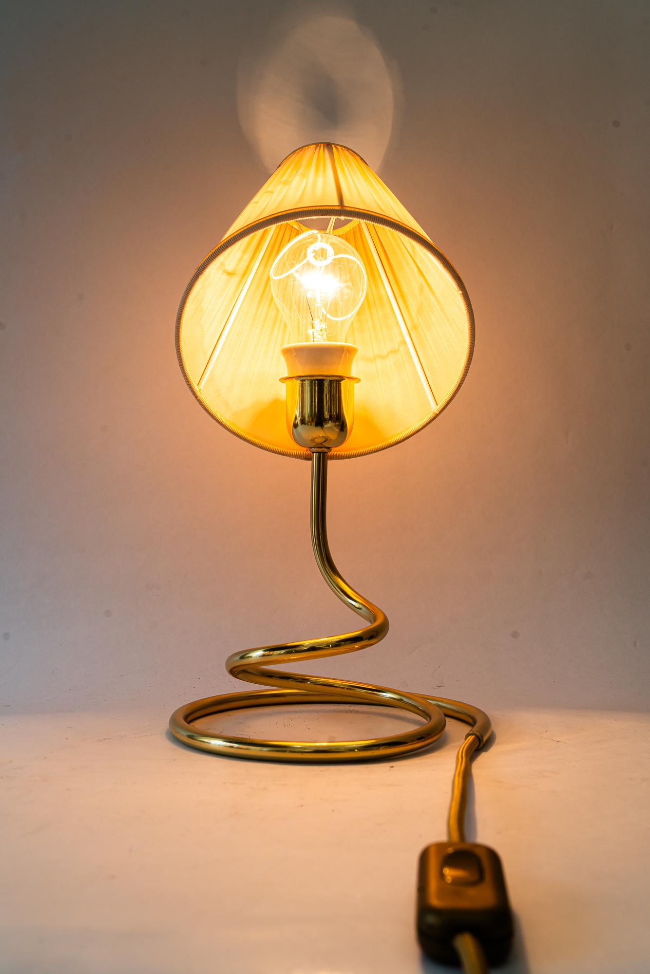 Rupert Nikoll Table lamp with fabric shade vienna around 1950s en vente 9