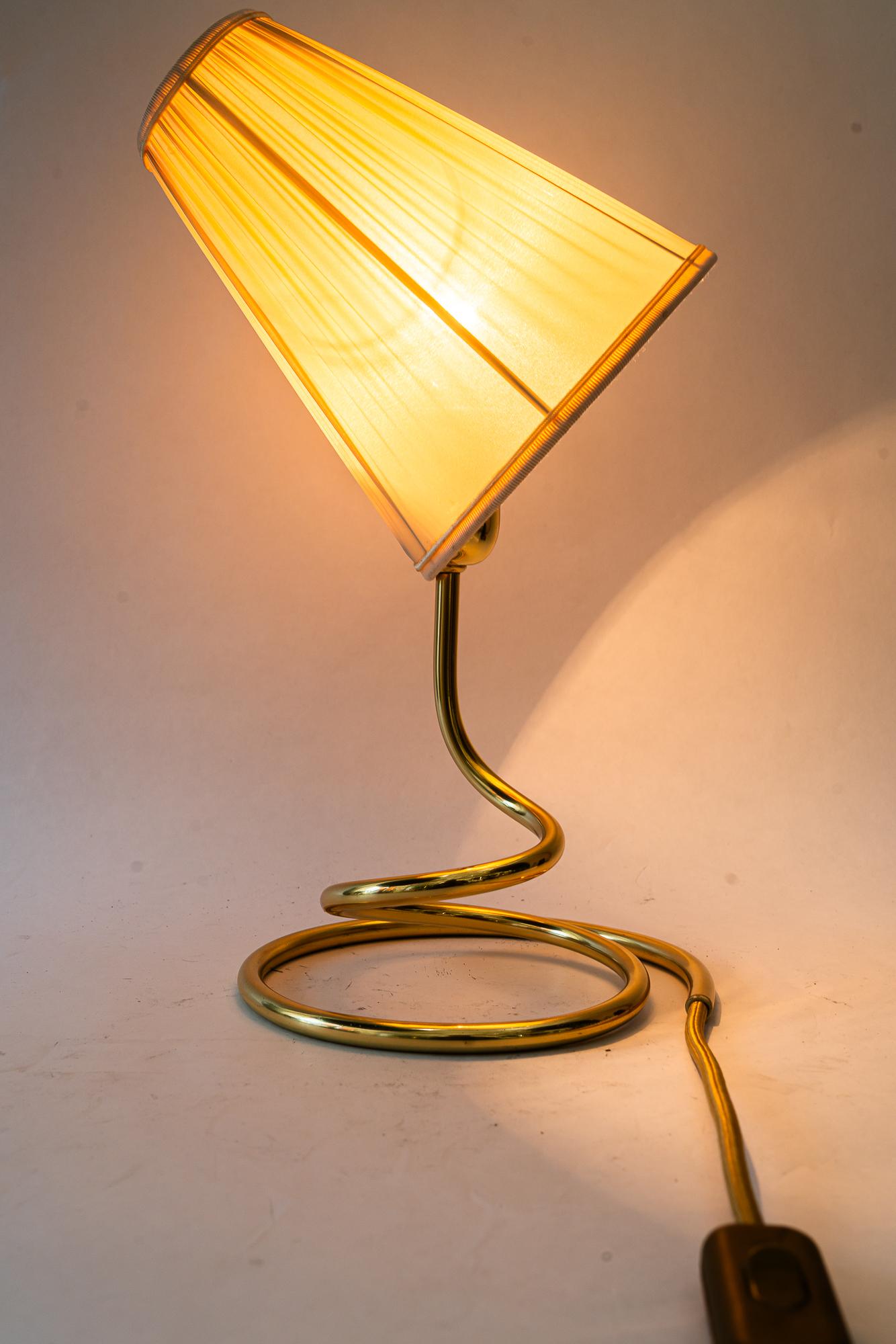 Rupert Nikoll Table lamp with fabric shade vienna around 1950s en vente 10