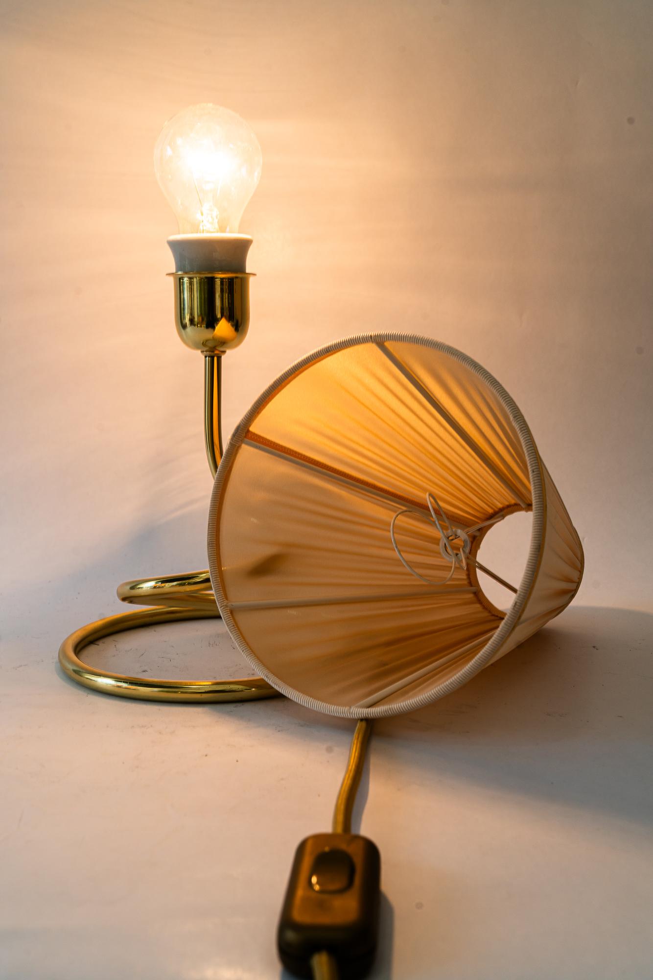 Rupert Nikoll Table lamp with fabric shade vienna around 1950s en vente 12