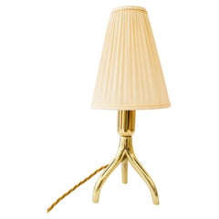 Lampe de table Rupert Nikoll avec abat-jour en tissu vienne vers 1950