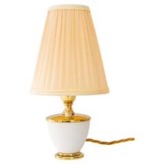 Lampe de table Rupert Nikoll avec abat-jour en tissu vienne vers 1950