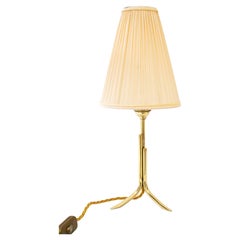 Rupert Nikoll table lamp with fabric shade vienna around 1960s