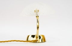 Rupert nikoll table lamp with lucite shade vienna around 1960s