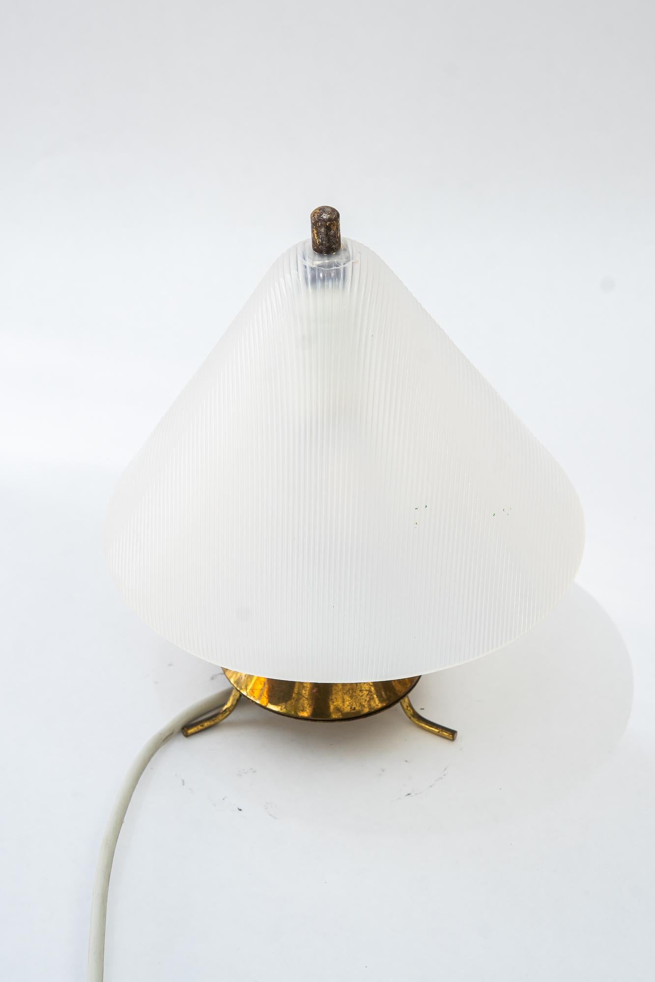 Rupert Nikoll table lamp with lucite shade vienna around 1960s
Original lucite shade
Original condition