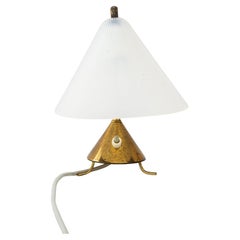Rupert Nikoll table lamp with lucite shade vienna around 1960s