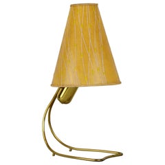 Rupert Nikoll-Tischlampe mit Original-Schirm, ca. 1950er Jahre