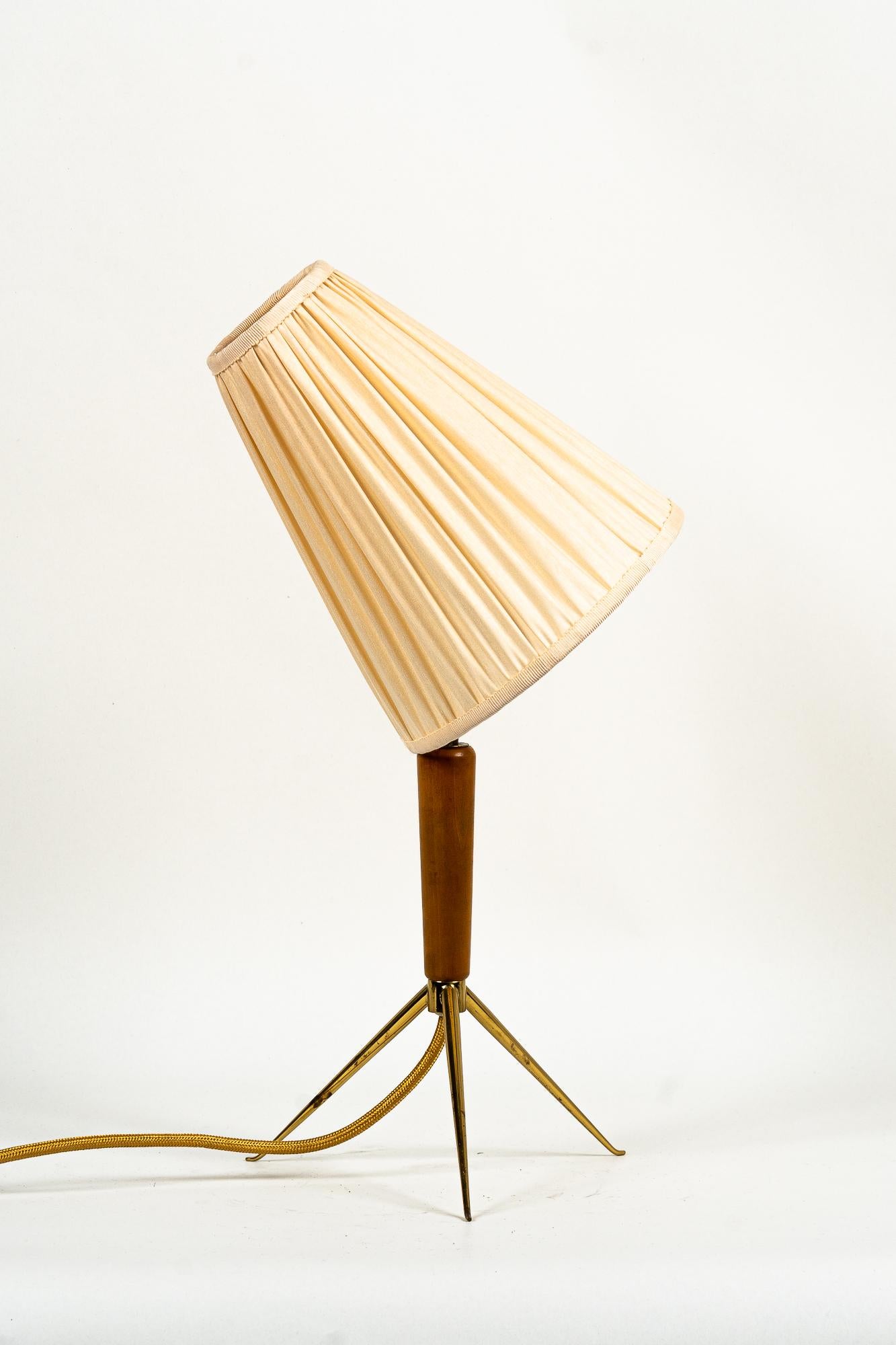 Mid-Century Modern Rupert Nikoll Table Lamps, Vienna, circa 1950s