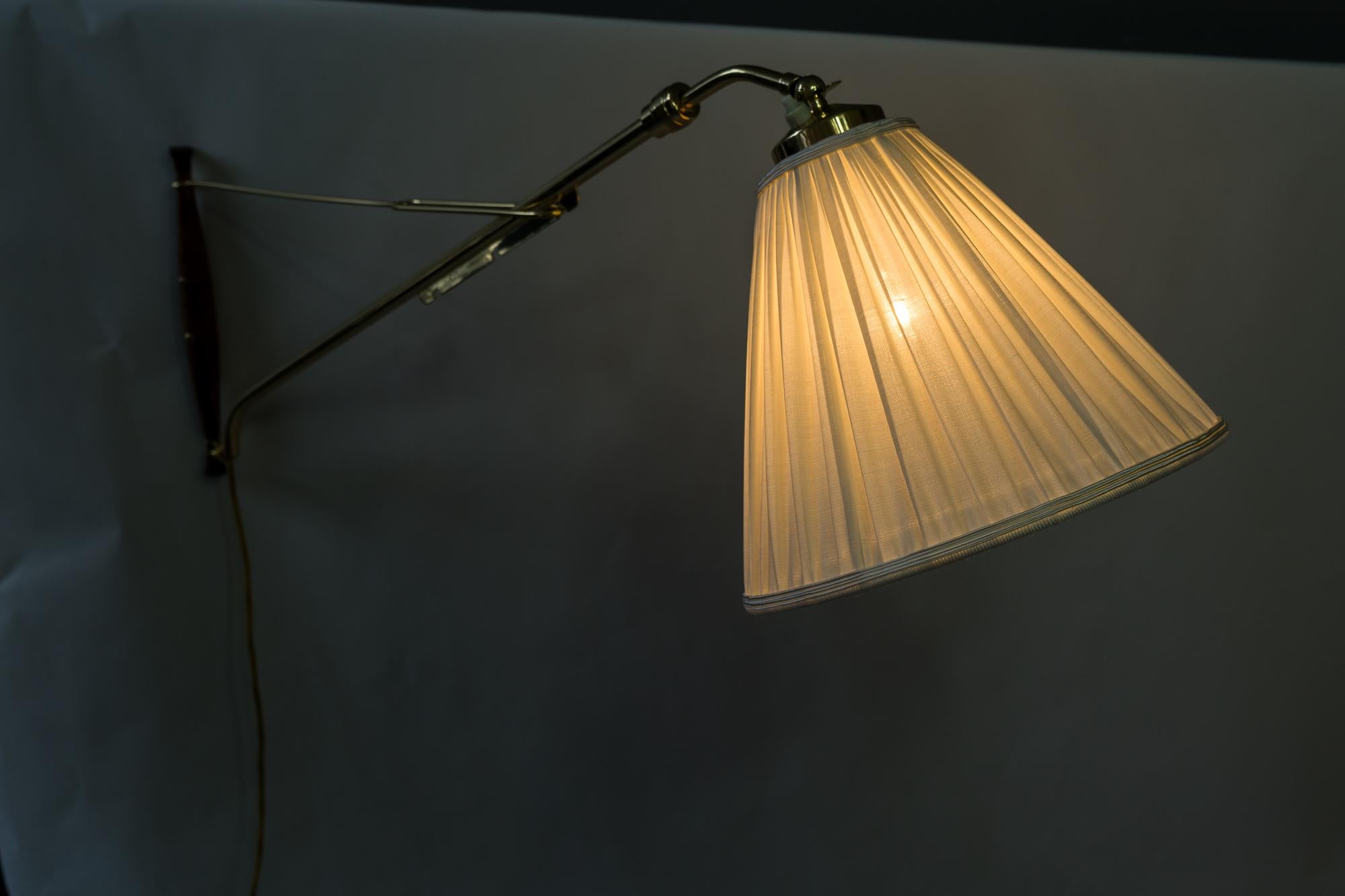 Rupert Nikoll Wall Lamp Vienna, circa 1950s For Sale 2