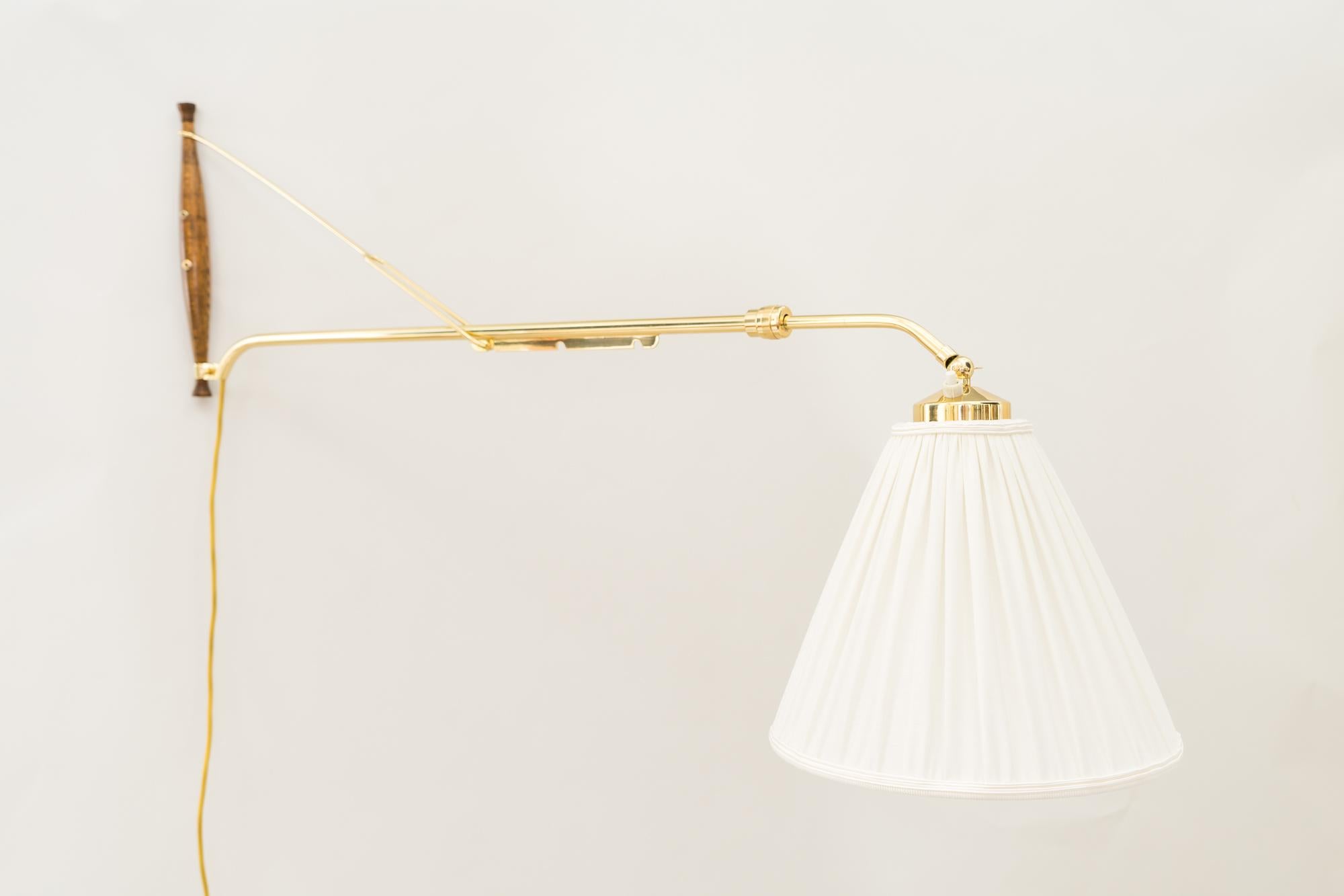 Mid-20th Century Rupert Nikoll Wall Lamp Vienna, circa 1950s For Sale