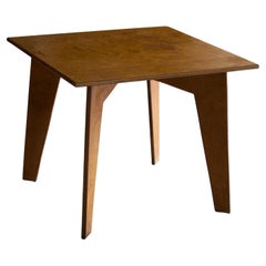 Rupert Schilert, Functionalist Table, Plywood, Artists Studio, Illnois USA 1940s