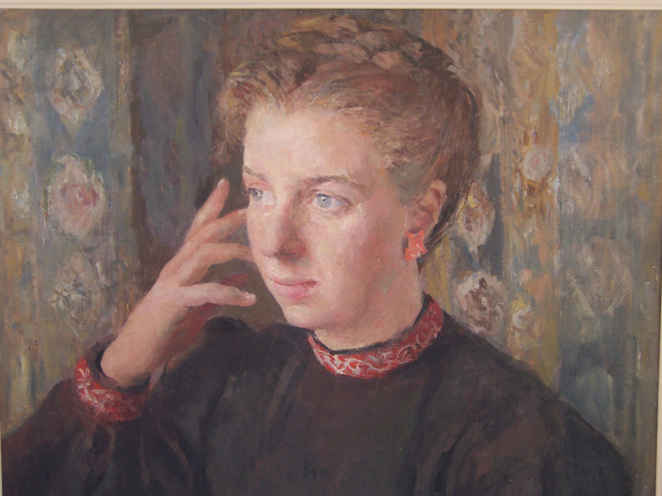 Rupert Shepherd Portrait Painting - The Swedish  Girl