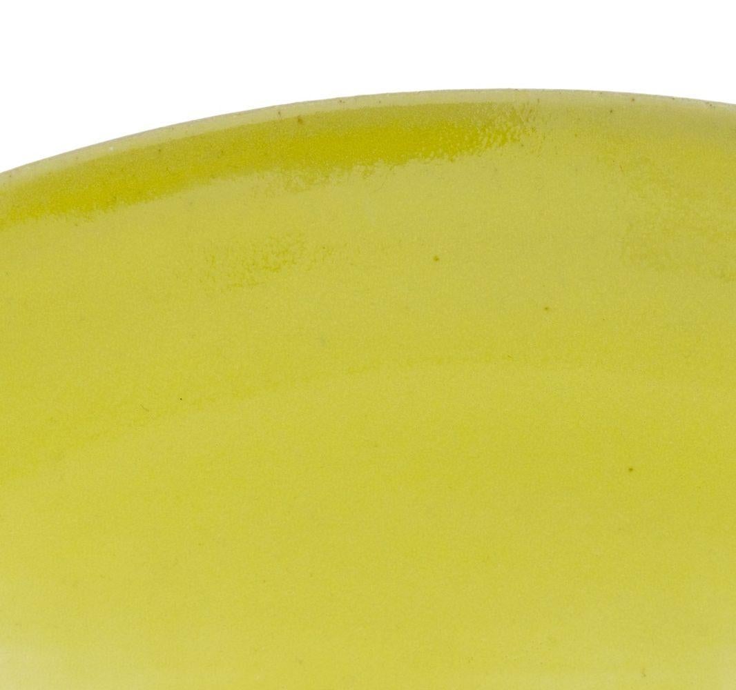 Céramique Bols Rupert Spira en grès émaillé jaune, 3 en vente