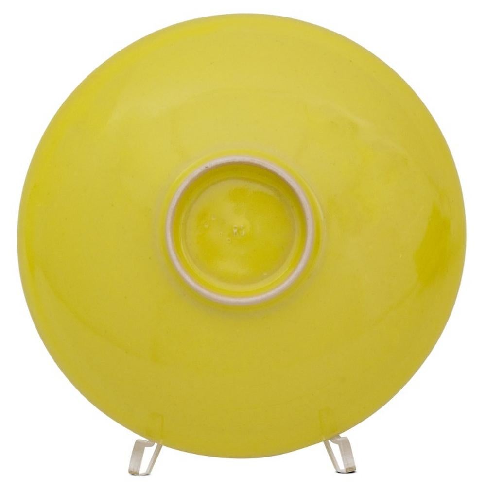 Rupert Spira Gelb glasierte Steinzeugschalen, 6 im Angebot 1