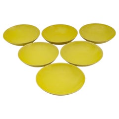 Rupert Spira Cuencos de Gres Esmaltado Amarillo, 6