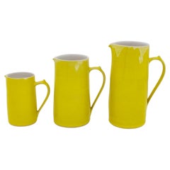 Rupert Spira Jarras de Gres Esmaltado Amarillo, 3