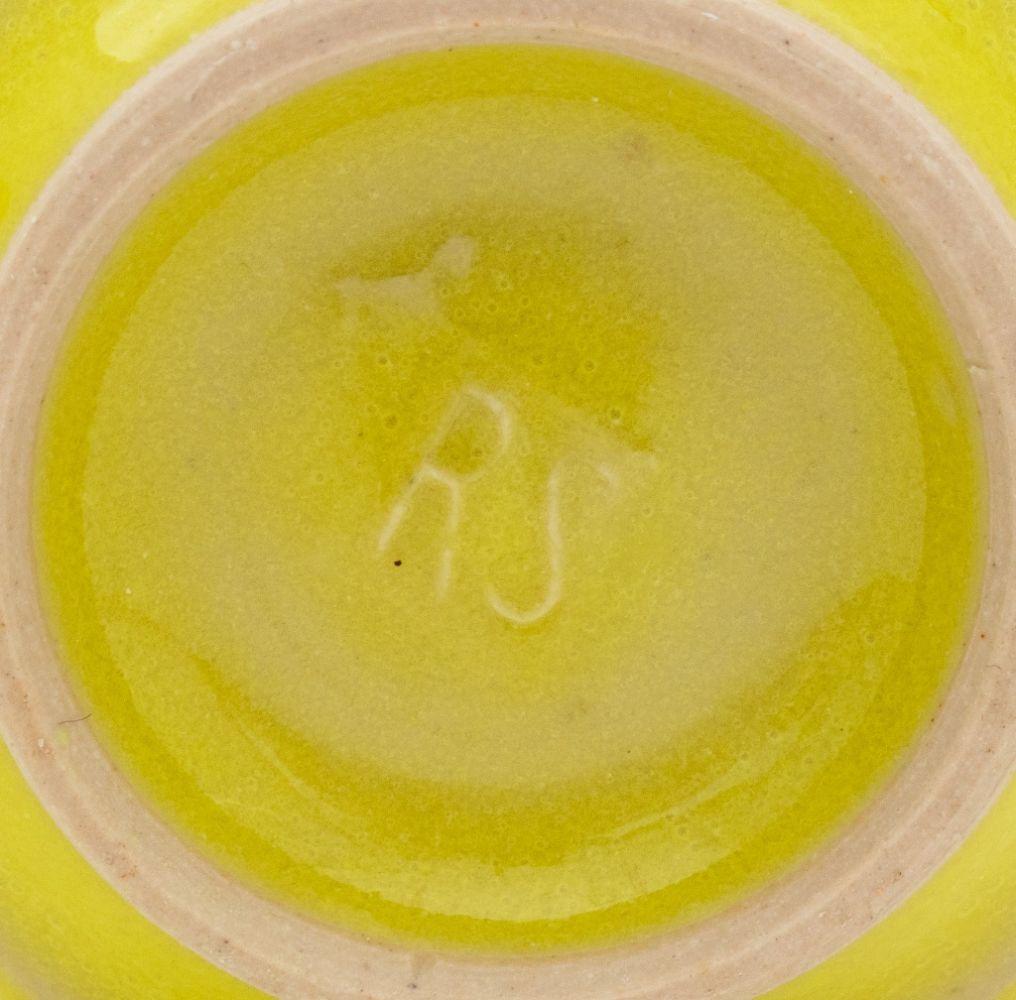 Céramique Ensemble Sake Rupert Spira en grès émaillé jaune, 7 en vente