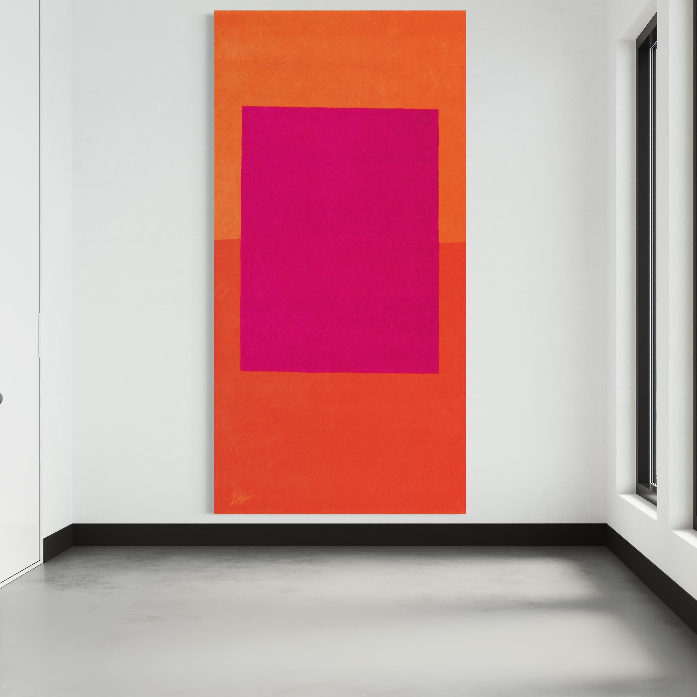 Rupprecht Geiger
Design RP III, 1970
Edition of 20
320 x 160 cm 
Published by Ewald Kröner
The artwork is offered unframed 
Edition number might vary from what is shown in the pictures

Rupprecht Geiger was a German Color Field painter whose work