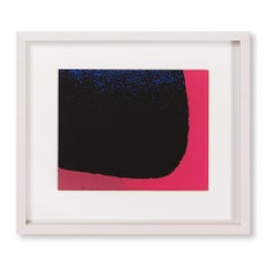 Rupprecht Geiger, Blue-Black and Bluish Red - Abstract Art, Signed Print