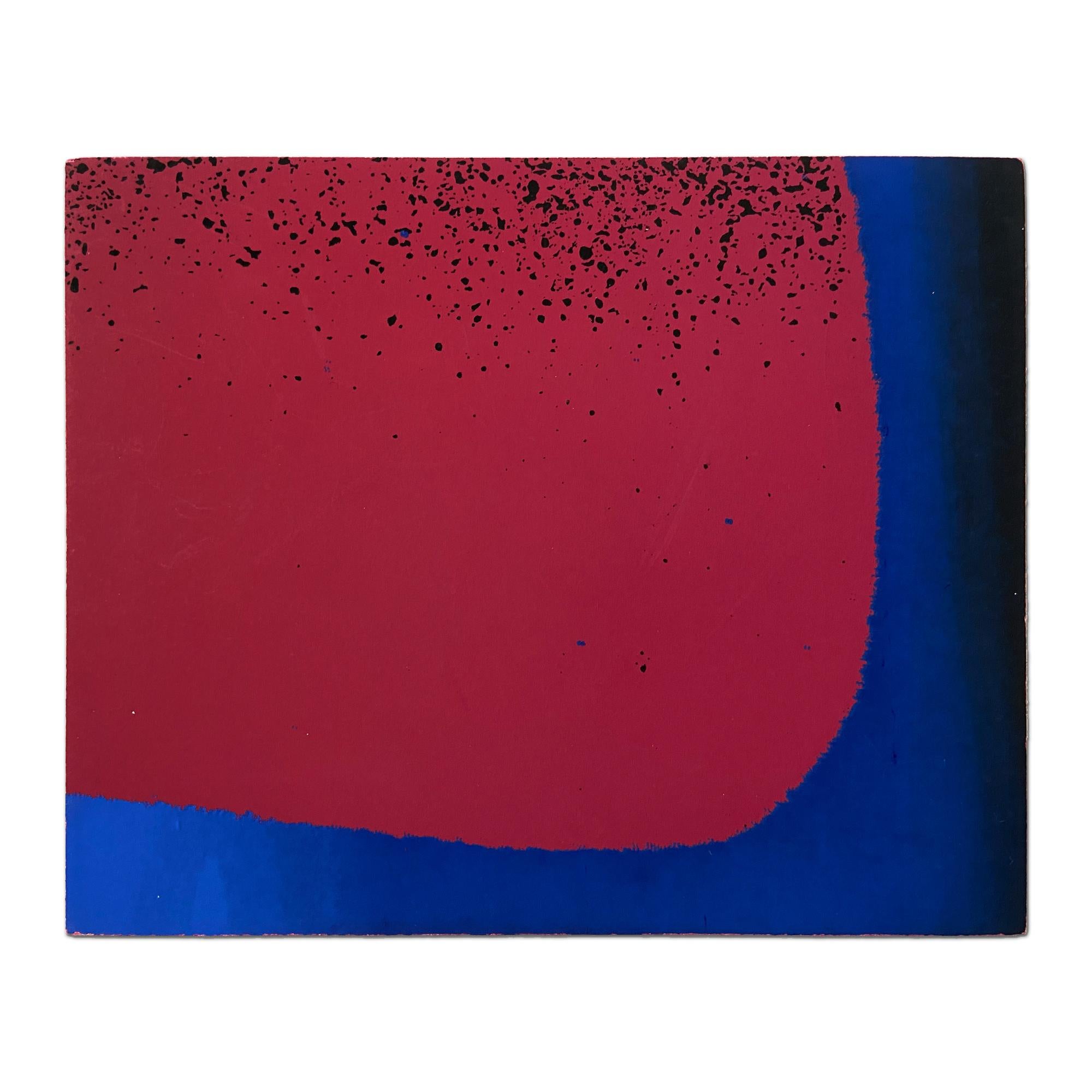 Rupprecht Geiger, Rojo azulado y negro azulado - Arte abstracto, Impresión firmada en venta 4