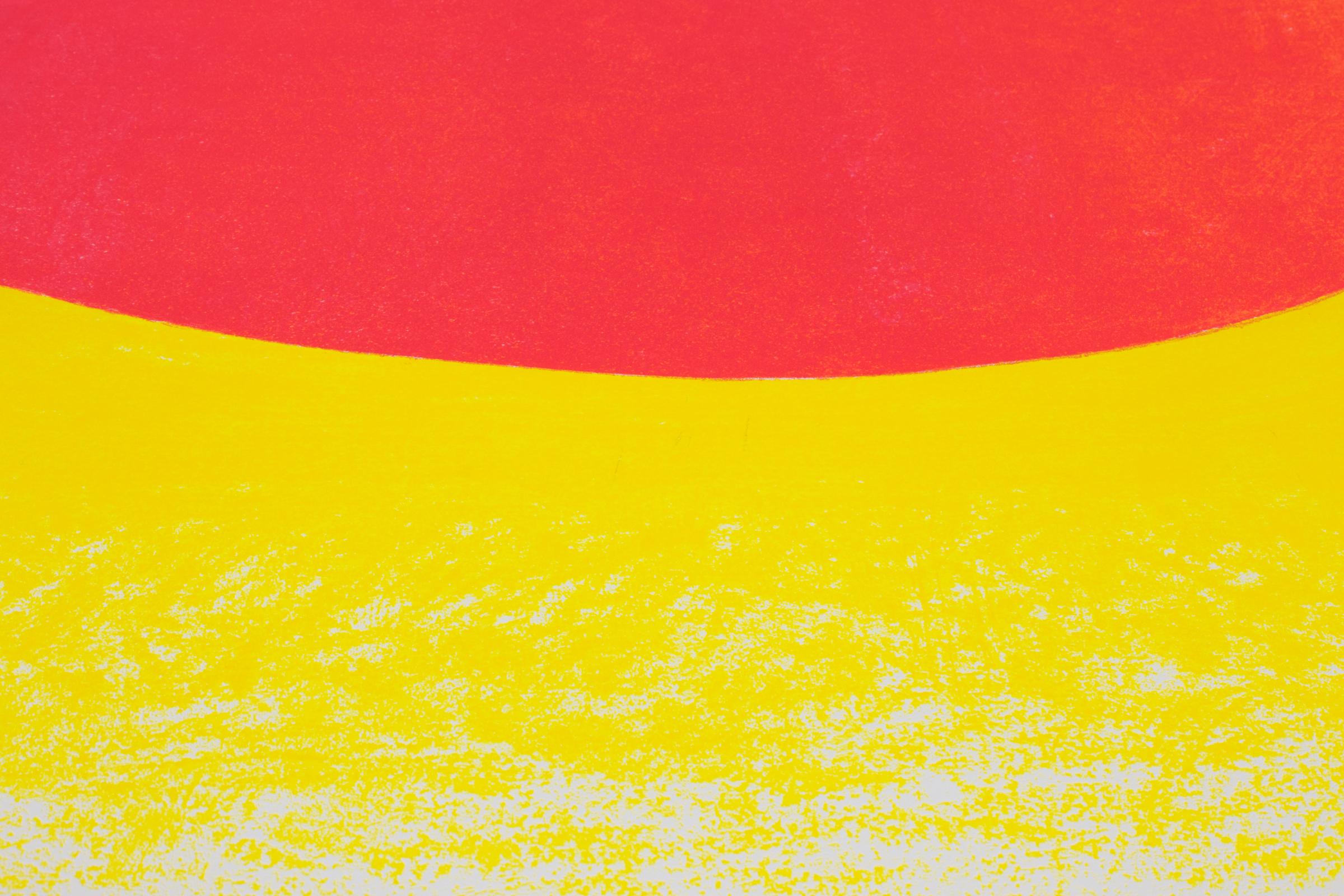 Rupprecht Geiger, Cartel original de exposición, Serigrafía de 2007 en venta 1