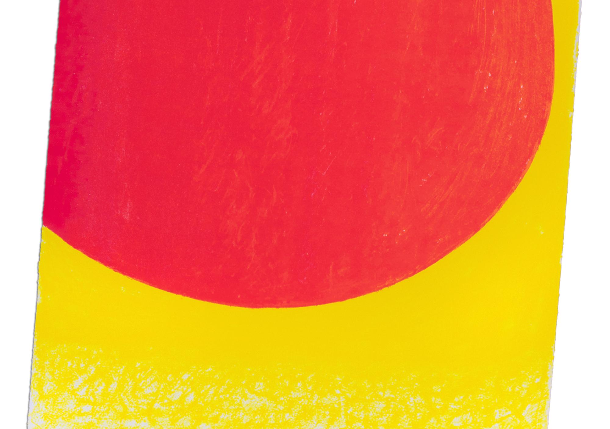 Rupprecht Geiger, Rot zu Gelb - Serigrafia astratta, stampa firmata 4