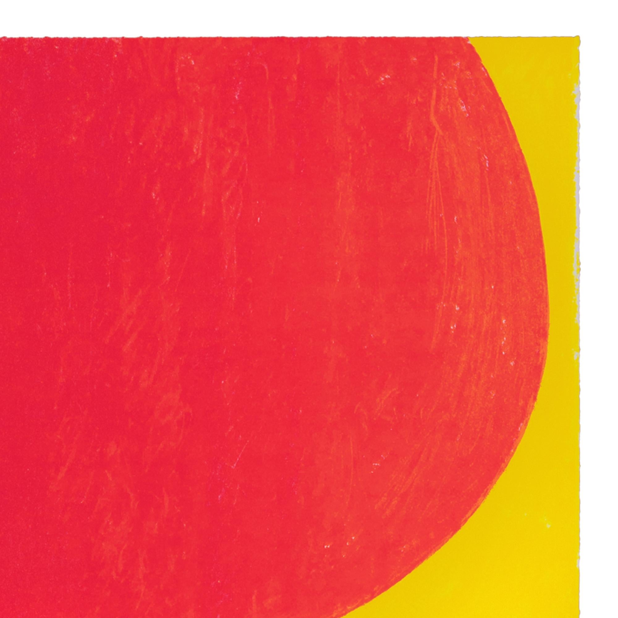 Rupprecht Geiger, Rot zu Gelb - Serigrafia astratta, stampa firmata 5