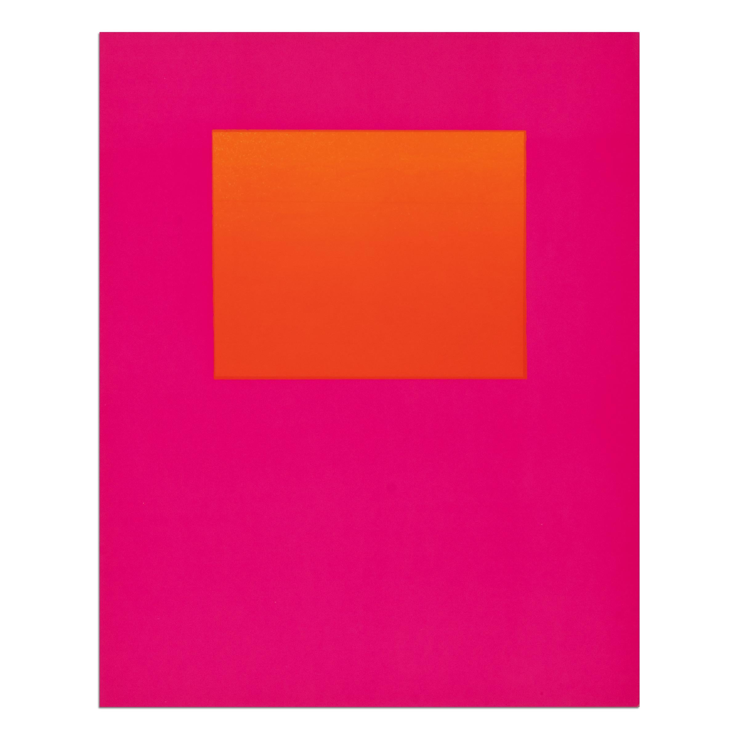 Rupprecht Geiger - Untitled (#11 from Zurückgehen, Weitergehen, Fortgehen)