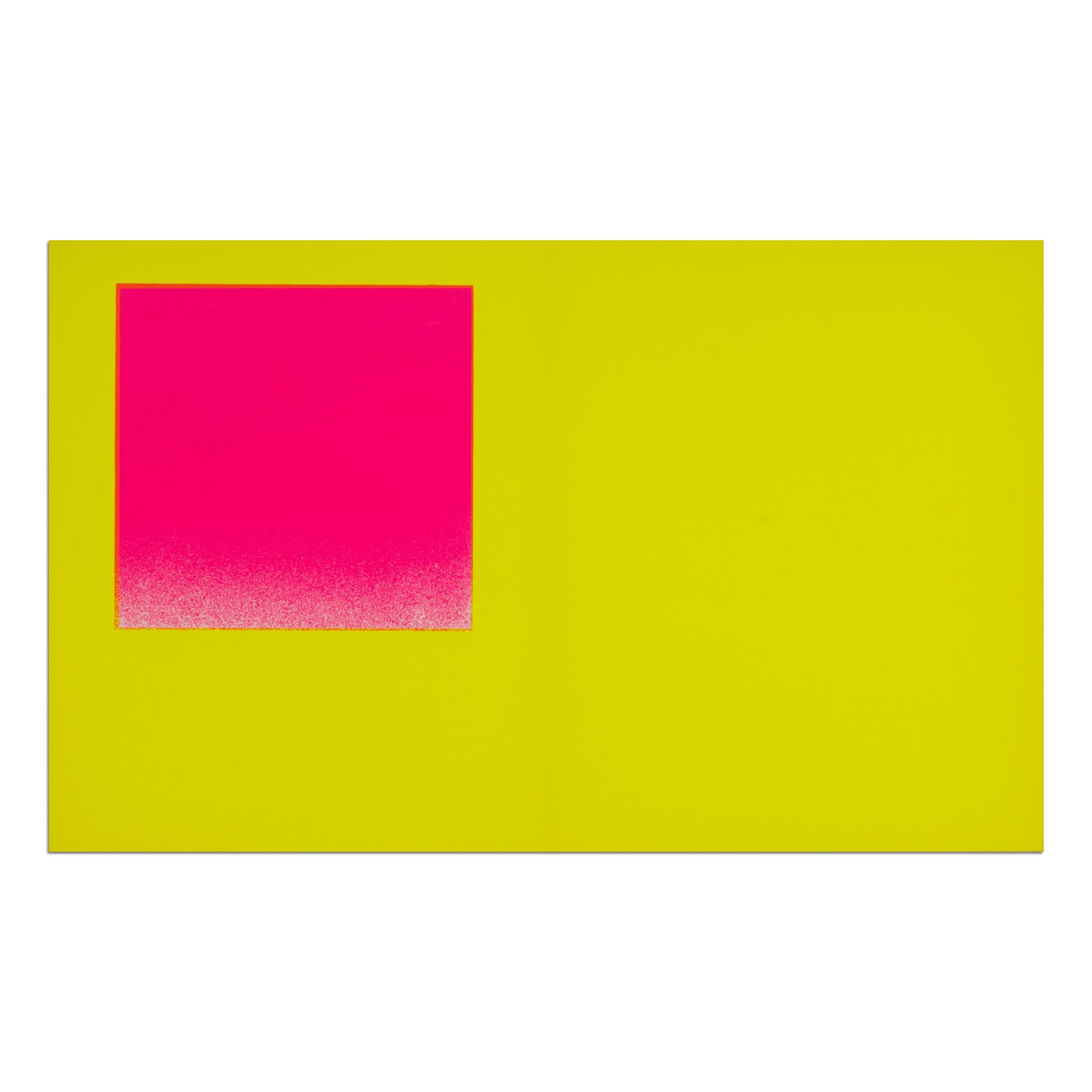 Rupprecht Geiger - Untitled (#4 from Zurückgehen, Weitergehen, Fortgehen)