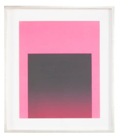 Rupprecht Geiger Serigrafie dal portfolio intitolato "Zurückgehn Weitergehn