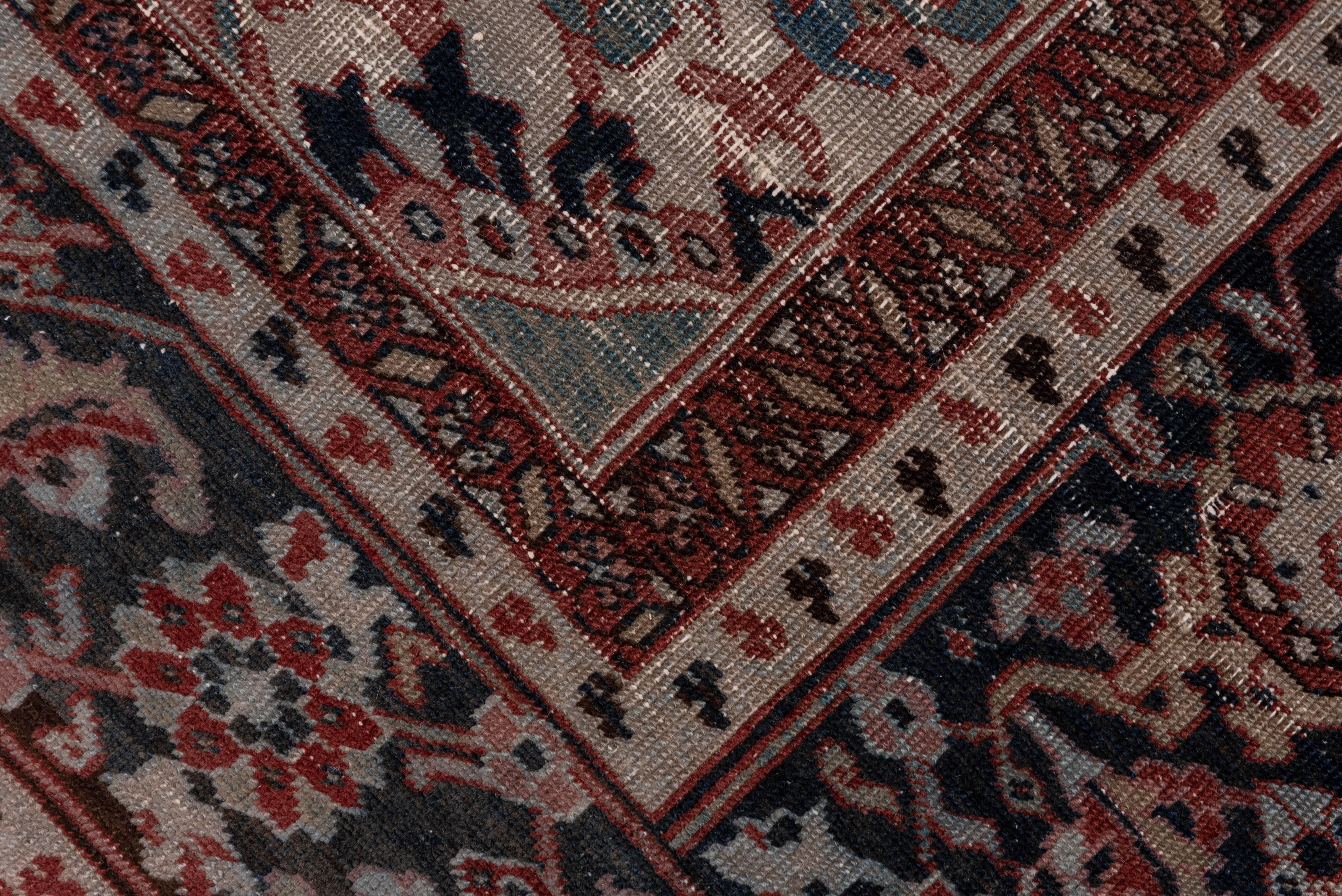 Antique Persian Heriz Carpet, Shabby Chic 4