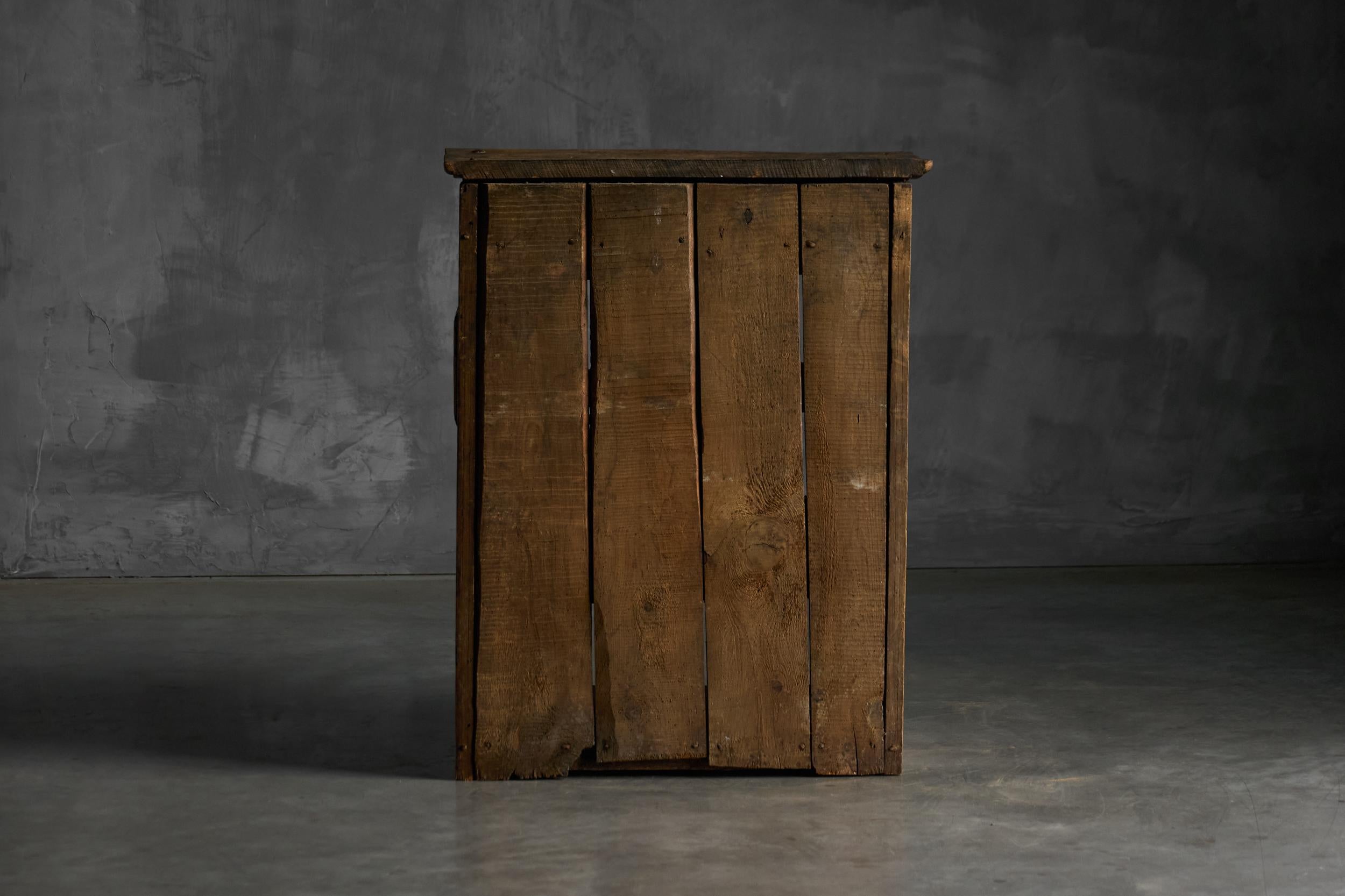 Bois Armoire à provisions Art Populaire Rural, Espagne, 19ème siècle en vente