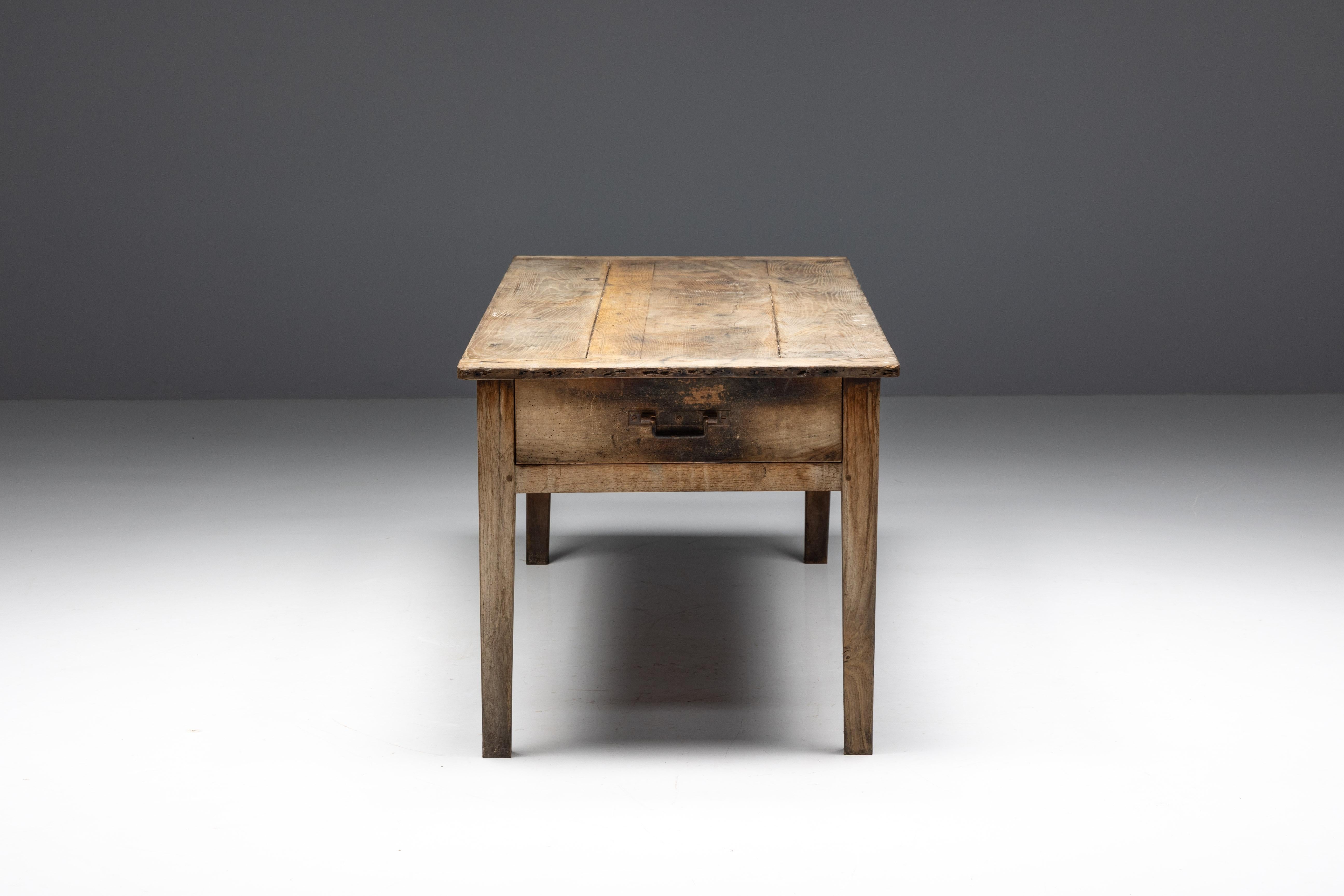Mesa Art Populaire Rural, Francia, Siglo XIX siglo XIX en venta